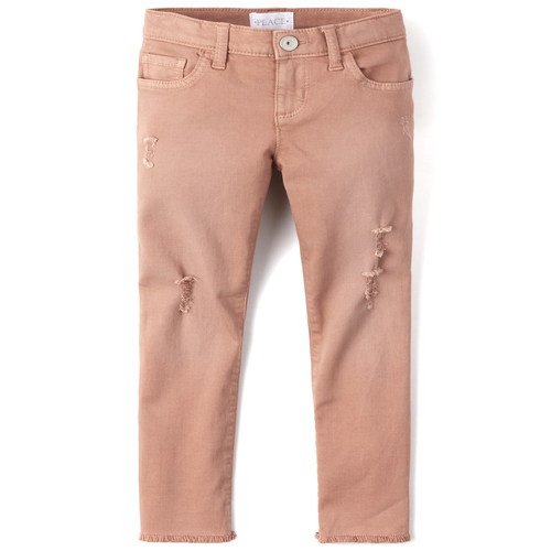 Girls Frayed Hem Distressed Denim Super Skinny Jeans - Pink - The Children's Place
Girls Frayed Hem Distressed Denim Super Skinny Jeans - Pink - The Children's Place