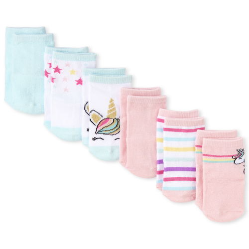 s Baby Glitter Rainbow Unicorn Crew Socks 6-Pack - Pink - The Children's Place
s Baby Glitter Rainbow Unicorn Crew Socks 6-Pack - Pink - The Children's Place