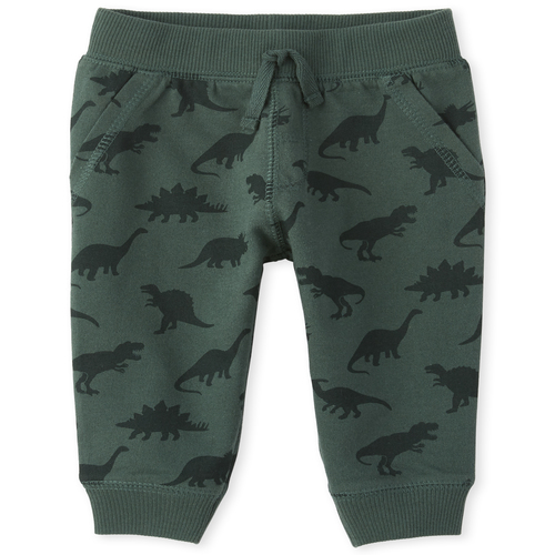 Newborn Baby Boys Dino French Terry Jogger Pants - Green - The Children's Place
Newborn Baby Boys Dino French Terry Jogger Pants - Green - The Children's Place