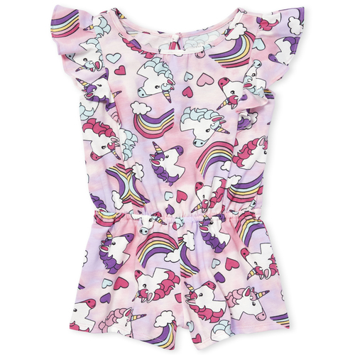 s Baby And Toddler Rainbow Unicorn Tie Dye Ruffle Romper - Pink - The Children's Place
s Baby And Toddler Rainbow Unicorn Tie Dye Ruffle Romper - Pink - The Children's Place