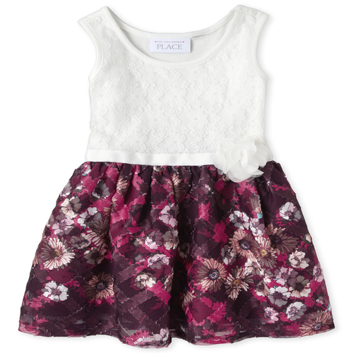 s Baby And Toddler Lace Floral Knit To Woven Dress - Pink - The Children's Place
s Baby And Toddler Lace Floral Knit To Woven Dress - Pink - The Children's Place