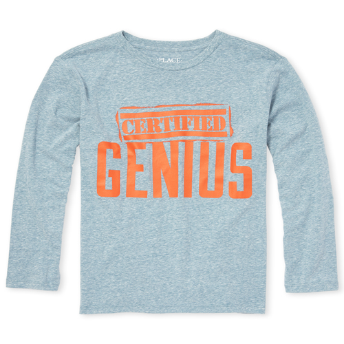 Boys Boys Genius Graphic Tee - Blue T-Shirt - The Children's Place
Boys Boys Genius Graphic Tee - Blue T-Shirt - The Children's Place