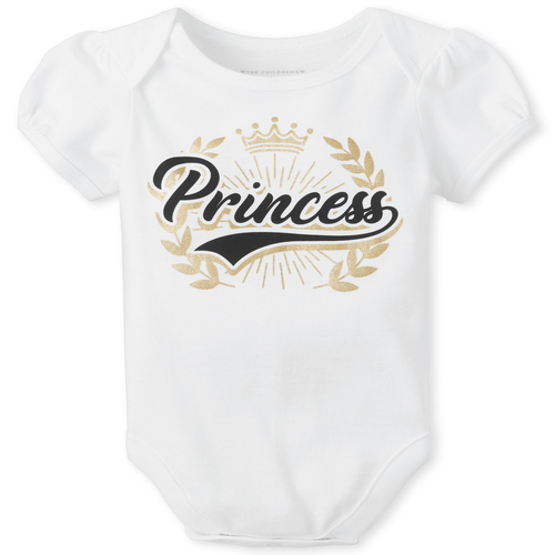 Newborn Baby Matching Family Princess Graphic Bodysuit - White - The Children's Place
Newborn Baby Matching Family Princess Graphic Bodysuit - White - The Children's Place