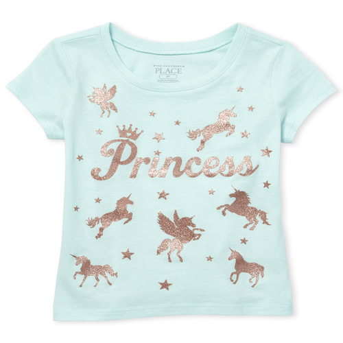 s Baby And Toddler Glitter Princess Unicorn Graphic Tee - Blue T-Shirt - The Children's Place
s Baby And Toddler Glitter Princess Unicorn Graphic Tee - Blue T-Shirt - The Children's Place