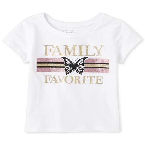 s Baby And Toddler Glitter Family Graphic Tee - White T-Shirt - The Children's Place
s Baby And Toddler Glitter Family Graphic Tee - White T-Shirt - The Children's Place