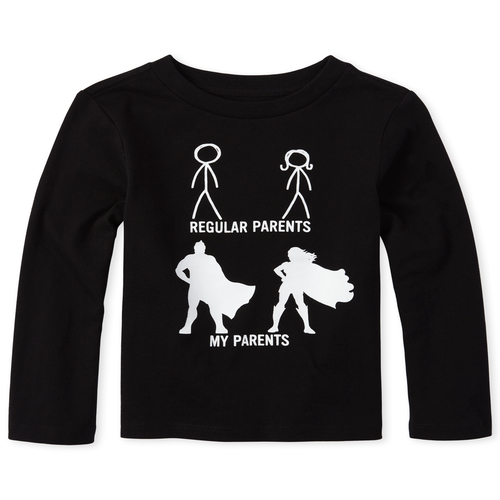 s Baby And Toddler Boys Superhero Parents Graphic Tee - Black T-Shirt - The Children's Place
s Baby And Toddler Boys Superhero Parents Graphic Tee - Black T-Shirt - The Children's Place