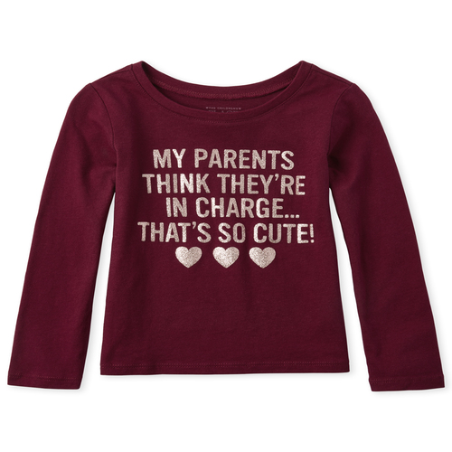 s Baby And Toddler Glitter Parents Graphic Tee - Red T-Shirt - The Children's Place
s Baby And Toddler Glitter Parents Graphic Tee - Red T-Shirt - The Children's Place
