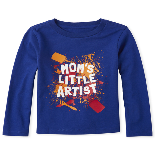 s Baby And Toddler Boys Mom's Artist Graphic Tee - Blue T-Shirt - The Children's Place
s Baby And Toddler Boys Mom's Artist Graphic Tee - Blue T-Shirt - The Children's Place