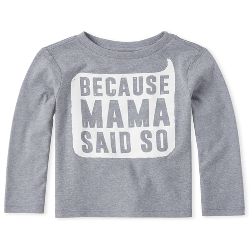 s Baby And Toddler Boys Mama Graphic Tee - Gray T-Shirt - The Children's Place
s Baby And Toddler Boys Mama Graphic Tee - Gray T-Shirt - The Children's Place