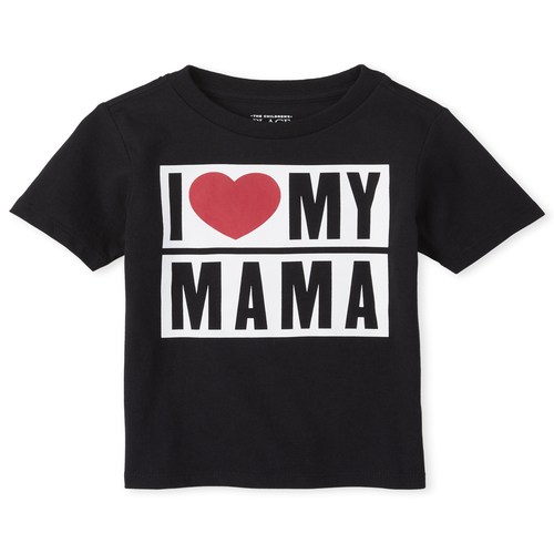 s Baby And Toddler Boys Heart My Mama Graphic Tee - Black T-Shirt - The Children's Place
s Baby And Toddler Boys Heart My Mama Graphic Tee - Black T-Shirt - The Children's Place