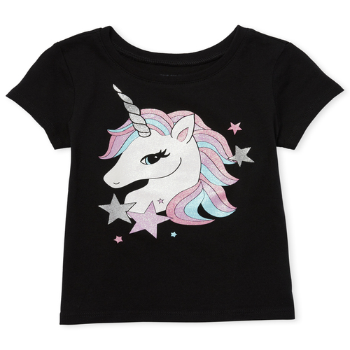 s Baby And Toddler Glitter Unicorn Graphic Tee - Black T-Shirt - The Children's Place
s Baby And Toddler Glitter Unicorn Graphic Tee - Black T-Shirt - The Children's Place