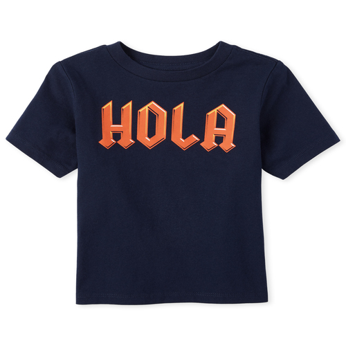 s Baby And Toddler Boys Hola Graphic Tee - Blue T-Shirt - The Children's Place
s Baby And Toddler Boys Hola Graphic Tee - Blue T-Shirt - The Children's Place