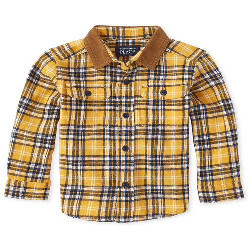 s Baby And Toddler Boys Mr Fix It Twill Button Down Shirt - Yellow - The Children's Place
s Baby And Toddler Boys Mr Fix It Twill Button Down Shirt - Yellow - The Children's Place