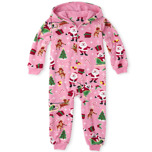 s Matching Family Dear Santa Fleece One Piece Pajamas - Pink - The Children's Place
s Matching Family Dear Santa Fleece One Piece Pajamas - Pink - The Children's Place
