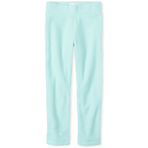 Girls Glacier Fleece Pants - Green - The Children's Place