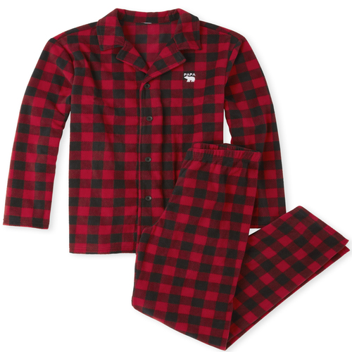 s Mens Matching Family Buffalo Plaid Fleece Pajamas - Red - The Children's Place
s Mens Matching Family Buffalo Plaid Fleece Pajamas - Red - The Children's Place