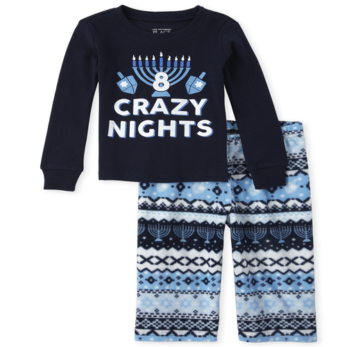 s Unisex Baby And Toddler Matching Family 8 Crazy Nights Snug Fit Cotton And Fleece Pajamas - Blue - The Children's Place
s Unisex Baby And Toddler Matching Family 8 Crazy Nights Snug Fit Cotton And Fleece Pajamas - Blue - The Children's Place