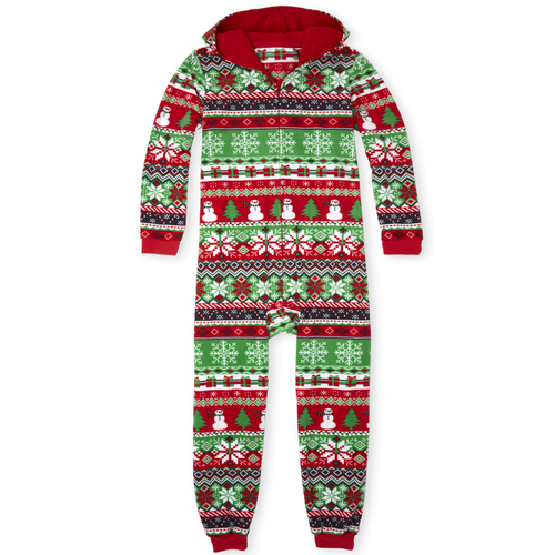 s Unisex Adult Matching Family Snowman Fair Isle Fleece One Piece Pajamas - Red - The Children's Place
s Unisex Adult Matching Family Snowman Fair Isle Fleece One Piece Pajamas - Red - The Children's Place