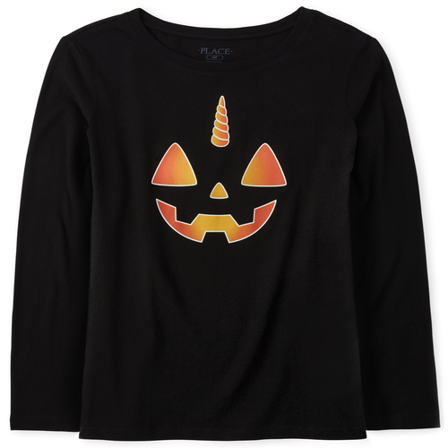 Womens Matching Family Halloween Glow Pumpkin Graphic Tee - Black T-Shirt - The Children' Place
Womens Matching Family Halloween Glow Pumpkin Graphic Tee - Black T-Shirt - The Children' Place