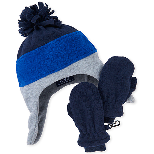 Baby Boys Toddler Boys Colorblock Glacier Fleece Pom Pom Hat And Mittens Set - Blue - The Children's Place
Baby Boys Toddler Boys Colorblock Glacier Fleece Pom Pom Hat And Mittens Set - Blue - The Children's Place