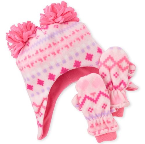 Baby Girls Toddler Print Glacier Fleece Hat And Mittens Set - Pink - The Children's Place
Baby Girls Toddler Print Glacier Fleece Hat And Mittens Set - Pink - The Children's Place