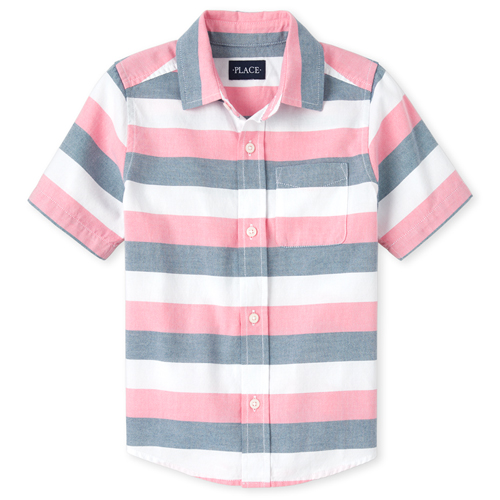 Boys Boys Striped Oxford Matching Button Down Shirt - Pink - The Children's Place
Boys Boys Striped Oxford Matching Button Down Shirt - Pink - The Children's Place