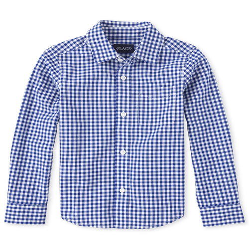 s Boys Gingham Poplin Matching Button Down Shirt - Blue - The Children's Place
s Boys Gingham Poplin Matching Button Down Shirt - Blue - The Children's Place