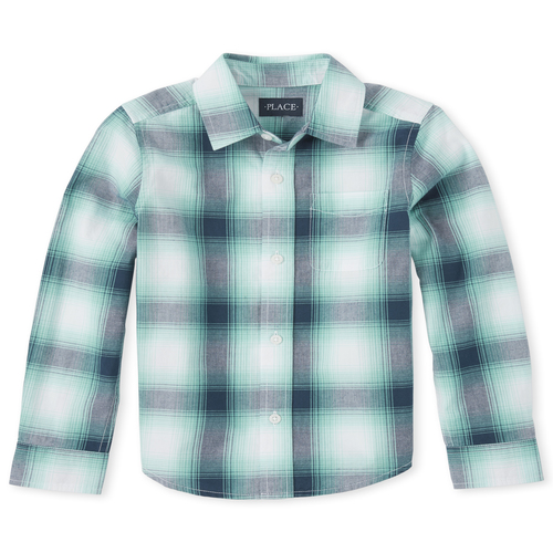 Boys Boys Plaid Poplin Matching Button Down Shirt - Green - The Children's Place
Boys Boys Plaid Poplin Matching Button Down Shirt - Green - The Children's Place