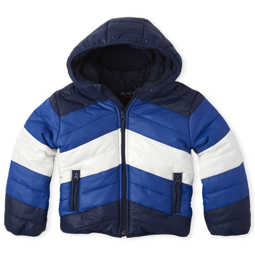Boys Boys Striped Warmcore Primaloft Puffer Jacket - Blue - The Children's Place
Boys Boys Striped Warmcore Primaloft Puffer Jacket - Blue - The Children's Place
