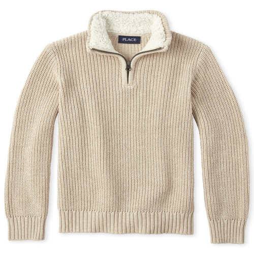 Boys Boys Sherpa Matching Half Zip Mock Neck Sweater - Gray - The Children's Place
Boys Boys Sherpa Matching Half Zip Mock Neck Sweater - Gray - The Children's Place