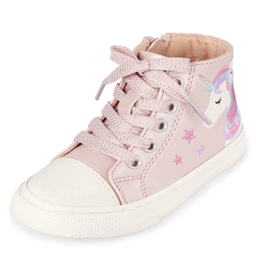 Baby Girls Toddler Glitter Unicorn Hi Top Sneakers - Pink - The Children's Place
Baby Girls Toddler Glitter Unicorn Hi Top Sneakers - Pink - The Children's Place