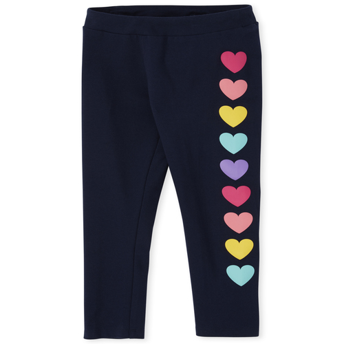 Girls Active Rainbow Heart Side Stripe Leggings - Blue - The Children's Place
Girls Active Rainbow Heart Side Stripe Leggings - Blue - The Children's Place
