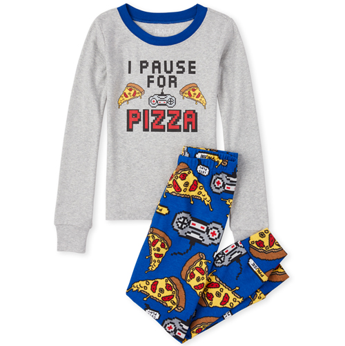 s Boys Pizza Video Game Snug Fit Cotton Pajamas - Gray - The Children's Place
s Boys Pizza Video Game Snug Fit Cotton Pajamas - Gray - The Children's Place
