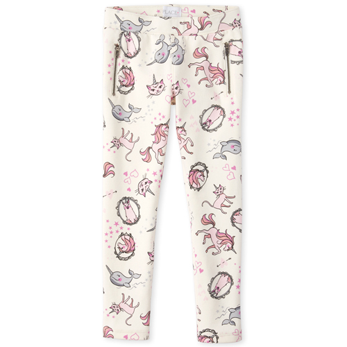Girls Unicorn Zip Ponte Knit Pull On Jeggings - White - The Children's Place
Girls Unicorn Zip Ponte Knit Pull On Jeggings - White - The Children's Place