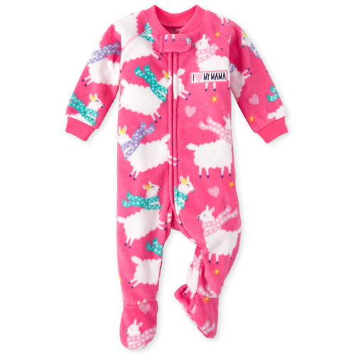 s Baby And Toddler Mama Llama Fleece One Piece Pajamas - Pink - The Children's Place
s Baby And Toddler Mama Llama Fleece One Piece Pajamas - Pink - The Children's Place