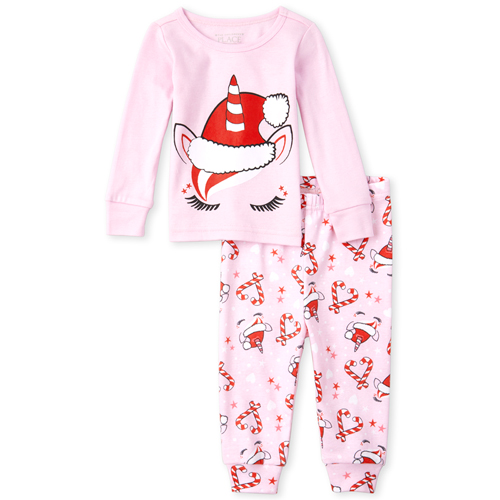 s Baby And Toddler Very Merry Unicorn Matching Snug Fit Cotton Pajamas - Pink - The Children's Place
s Baby And Toddler Very Merry Unicorn Matching Snug Fit Cotton Pajamas - Pink - The Children's Place