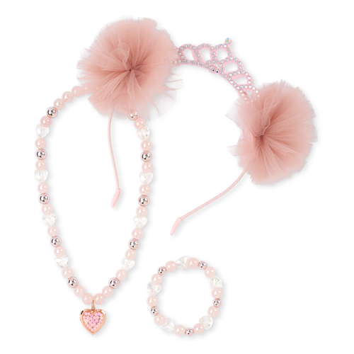 Girls Rhinestud Tiara 3-Piece Hair And Jewelry Set - Multi - The Children's Place
Girls Rhinestud Tiara 3-Piece Hair And Jewelry Set - Multi - The Children's Place