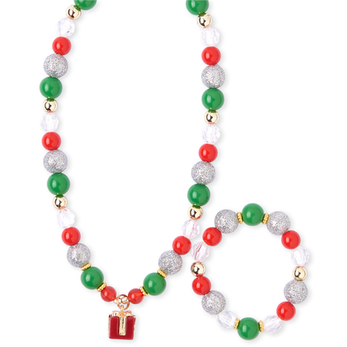 Girls Glitter Present Beaded Necklace And Bracelet Set - Multi - The Children's Place
Girls Glitter Present Beaded Necklace And Bracelet Set - Multi - The Children's Place