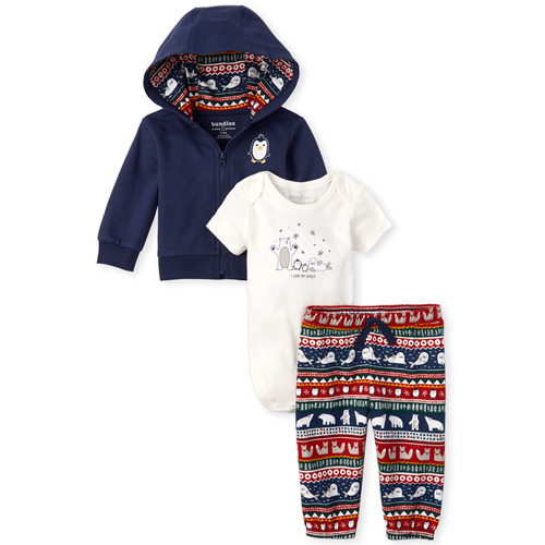 Newborn Baby Boys Polar Bear Family 3-Piece Playwear Set - Blue - The Children's Place
Newborn Baby Boys Polar Bear Family 3-Piece Playwear Set - Blue - The Children's Place