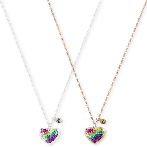 Girls Glitter Heart Bff Locket Necklace 2-Pack - Multi - The Children's Place
Girls Glitter Heart Bff Locket Necklace 2-Pack - Multi - The Children's Place