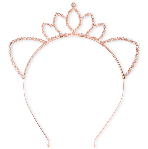 Girls Rhinestud Tiara Cat Ears Metal Headband - Metallic - The Children's Place
Girls Rhinestud Tiara Cat Ears Metal Headband - Metallic - The Children's Place