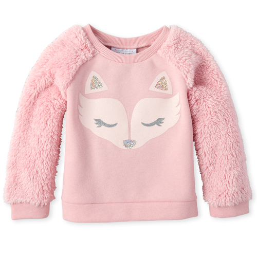 s Baby And Toddler Glitter Animal Sherpa French Terry Sweatshirt - Pink - The Children's Place
s Baby And Toddler Glitter Animal Sherpa French Terry Sweatshirt - Pink - The Children's Place