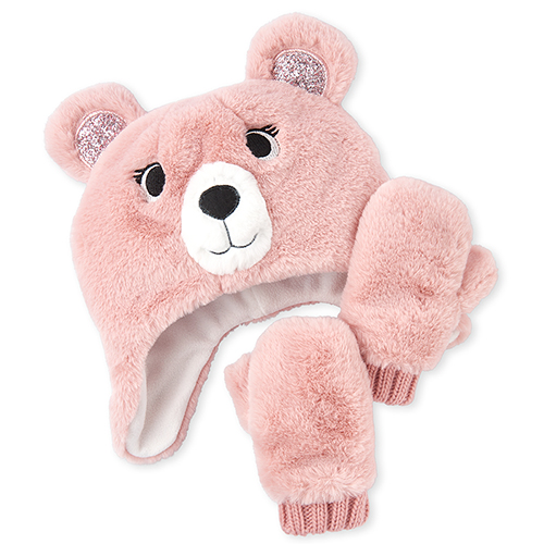 Baby Girls Toddler Bear Faux Fur Hat And Mittens Set - Pink - The Children's Place
Baby Girls Toddler Bear Faux Fur Hat And Mittens Set - Pink - The Children's Place