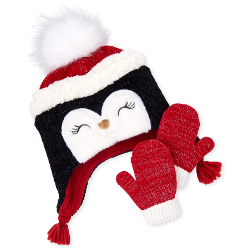Baby Girls Toddler And Penguin Party Hat And Mittens Set - Black - The Children's Place
Baby Girls Toddler And Penguin Party Hat And Mittens Set - Black - The Children's Place