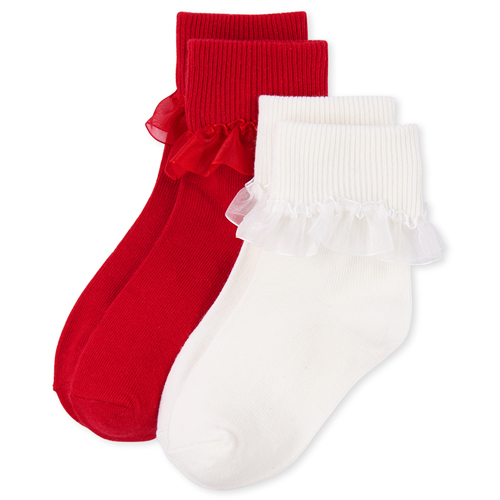 s Toddler And Very Merry Ruffle Turn Cuff Socks 2-Pack - Multi - The Children's Place
s Toddler And Very Merry Ruffle Turn Cuff Socks 2-Pack - Multi - The Children's Place