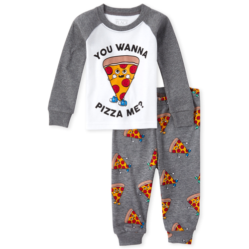 s Baby And Toddler Boys Pizza Snug Fit Cotton Pajamas - Gray - The Children's Place
s Baby And Toddler Boys Pizza Snug Fit Cotton Pajamas - Gray - The Children's Place