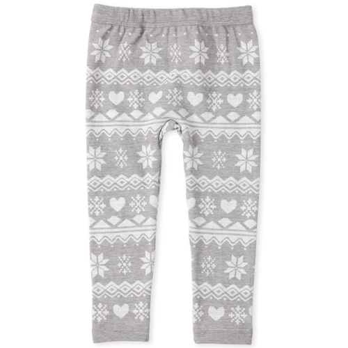 Baby Girls Toddler Glitter Fair Isle Fleece Lined Leggings - Gray - The Children's Place
Baby Girls Toddler Glitter Fair Isle Fleece Lined Leggings - Gray - The Children's Place