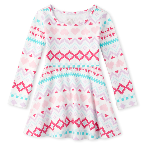s Baby And Toddler Fair Isle Matching Skater Dress - White - The Children's Place
s Baby And Toddler Fair Isle Matching Skater Dress - White - The Children's Place
