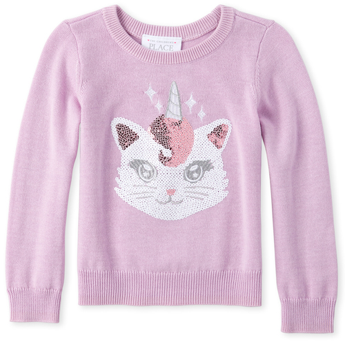 s Baby And Toddler Embellished Animal Sweater - Purple - The Children's Place
s Baby And Toddler Embellished Animal Sweater - Purple - The Children's Place