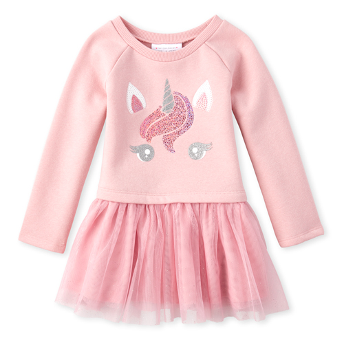 s Baby And Toddler Embellished Unicorn French Terry Knit To Woven Dress - Pink - The Children's Place
s Baby And Toddler Embellished Unicorn French Terry Knit To Woven Dress - Pink - The Children's Place
